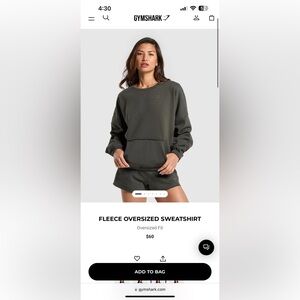 Gymshark Oversized Sweatshirt